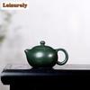 100ml Classic Yixing Purple Clay Teapots Master Handmade Xishi Pot Raw Ore Green Mud Kettle Chinese Zisha Teaset Collection Gift