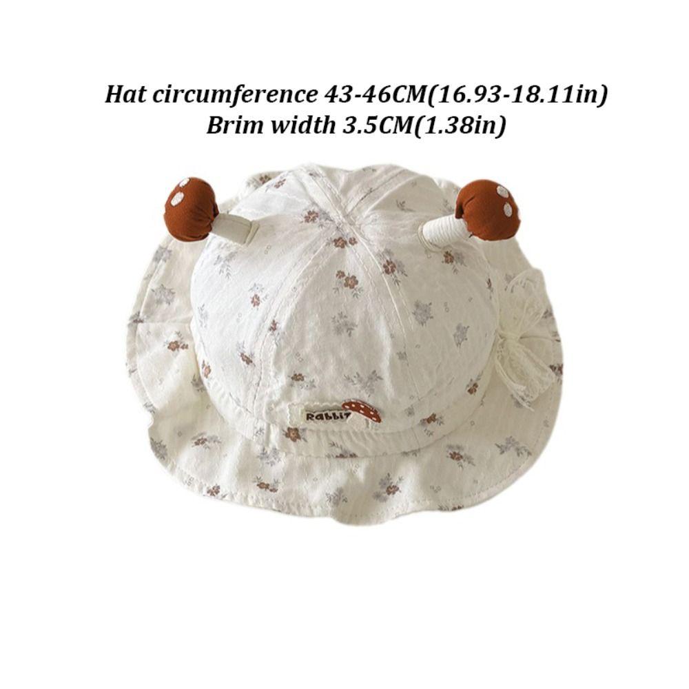 Cotton Baby Bonnet Sun Protection Baby Sun Hat Cute Fisherman Hat Spring Summer
