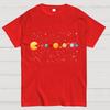 Funny Solar System - Astronauts Space Video Games Cotton Summer Casual Cool Loose T-Shirt
