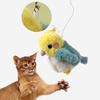 Cat Toy Electric Birds Rechargeable Plush Chirping Birds Flapping Wings Interactive Cat Toy for Indoor Outdoor Play Entertainment Mental Stimulation
