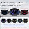 A90Q-P2 Car HUD Head-Up Display OBD GPS Vehicle Speed And Gradient Meter Water Temperature And Fuel Consumption Black