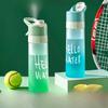 Water Bottle Spray Cooling Portable Sports Spray Large Capacity Water Bottle Male and Female Students Food Grade Material Water Cup