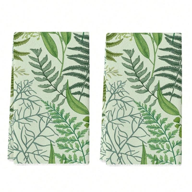 2 шт. кухонных полотенец, наборы полотенец, Супервпитывающие мягкие чистящие салфетки, кухонный декор, кухонные принадлежности, бытовые принадлежности, чистящие салфетки