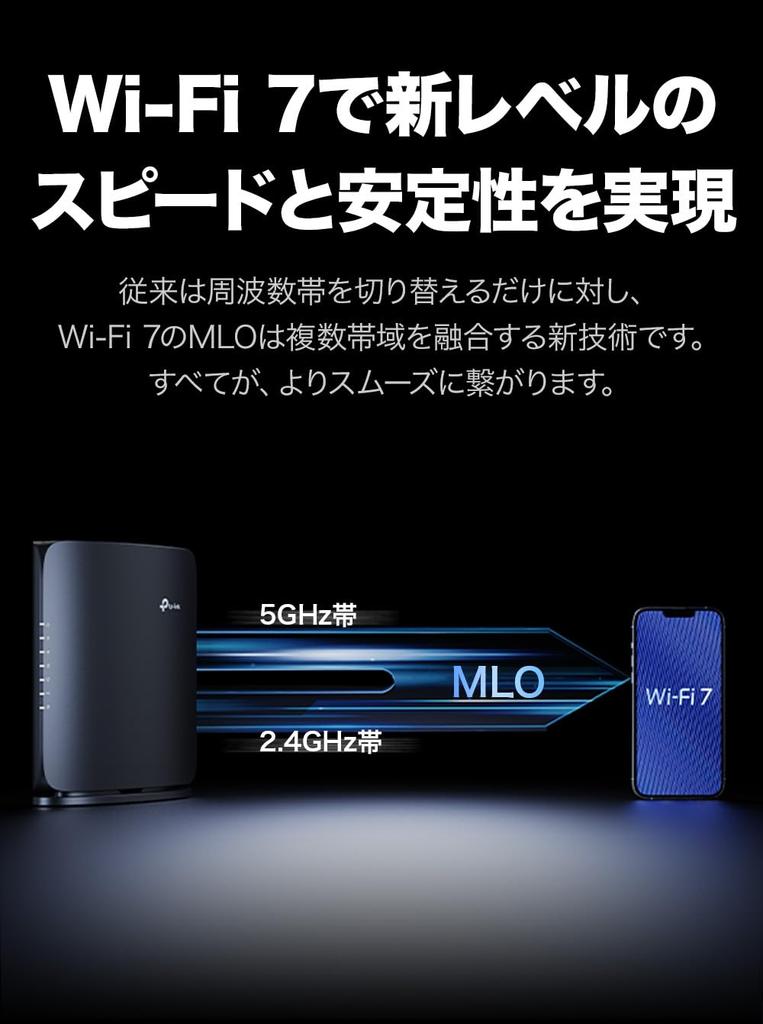 WiFi Wireless LAN Router WiFi 7 BE6500 Standard WAN LAN Port 5764 688Mbps Dual Band Manufacturer Warranty 3 Years Archer BE400 TP-Link 2.5Gbps +