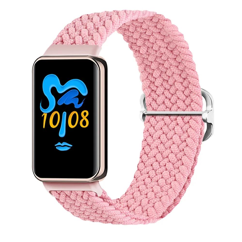 Эластичный нейлоновый ремешок Solo для браслета Honor Band 9 Женский Мужской Плетеный ремешок-петля с металлической застежкой для Honor Band 10 Correa