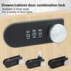 Combination Lock Thickened Latch Scroll Wheel Code Simple Operation 3 Group Password Single-opening Cabinet Code Locks Drawer Lock Home Supply