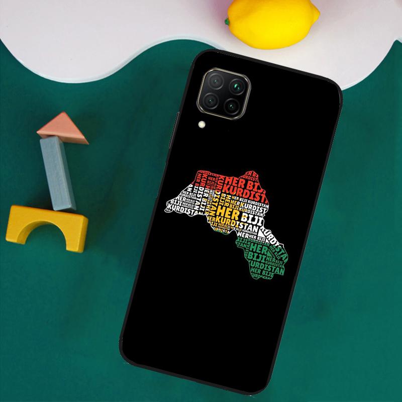 Kurdistan Flag For Huawei Nova 8i 3i 7i 11i 12i 9 10 SE Y73 Y90 Y70 Y72 Y61 Y91 P30 P40 Lite P60 Pro Case