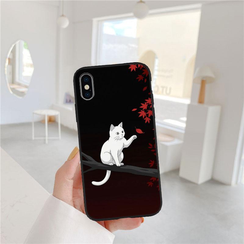 LO23 Чехол-бампер Мягкий Кот Котёнок Мяу для Samsung Galaxy S20 S21 S22 Ultra FE + Plus A21S A22 A24 A25 A26 A30 A30S A31