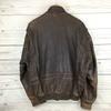 US NAVY Genuine Leather TYPE G-1 Flight Jacket Men's L Dark Brown Made in Korea Military Bomber(USED)