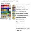 Набор для изготовления украшений на 30 ячеек DIY: Стеклянные бусины и бусины с буквами для браслетов и ожерелий