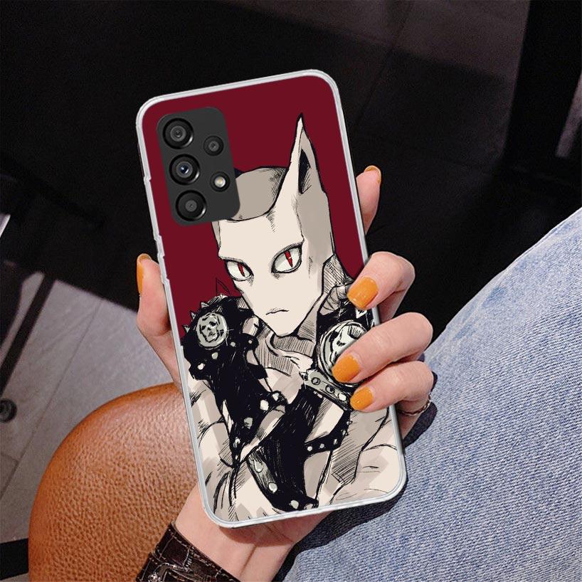 Чехол для телефона JoJo Kira Yoshikage Killer Queen для Samsung Galaxy A52 A42 A32 A22 A12 A51 A41 A31 A21S A50S A40 A30S A20S A20E A10