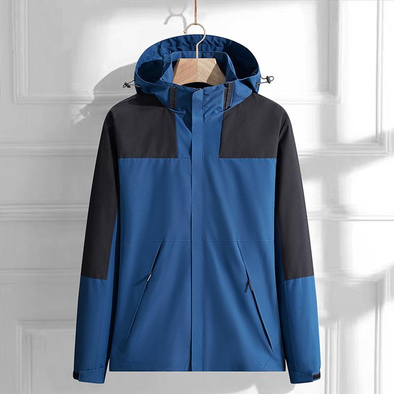 Jackets Spring Single-layer Waterproof and Dirt-proof Windproof Punching Jacket Couple Outdoor Jacket Comfortable Unique Personalized Clothes