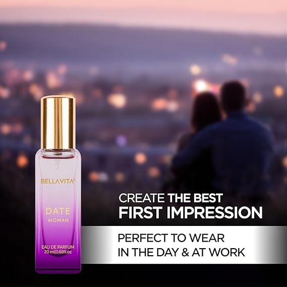 Парфюмированная вода Date Woman с розовым перцем, жасмином и ванилью | Премиум, стойкий цветочный и фруктовый аромат для женщин, 20 мл