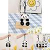 Adorable Plush Panda Keychain With Cute Skirt Features Soft Pp Cotton Filling