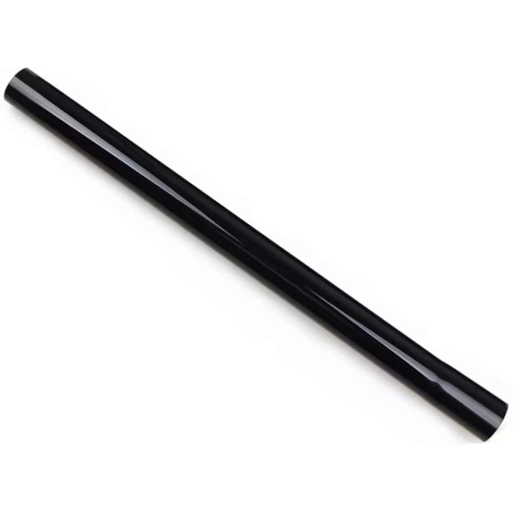 Universal Vacuum Cleaner Extension Tube 32mm Inner Diameter Plastic Flexible Hose Connector Black Set of 2