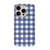 Чехол Clmj для iPhone 17 16 15 14 13 12 11 Air Pro Max Plus Роскошный Корейский Стиль Цветная Клетка Двухслойная Задняя Крышка