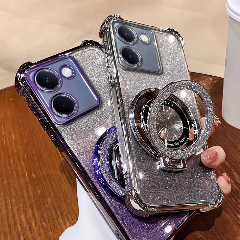 Роскошный чехол-подставка с блестками для Realme 14ProPlus 14Pro 13Pro 11 12 C30 C30S C31 C33 C35 C55 C61 C63 C53 Чехол для 13ProPlus Крышка