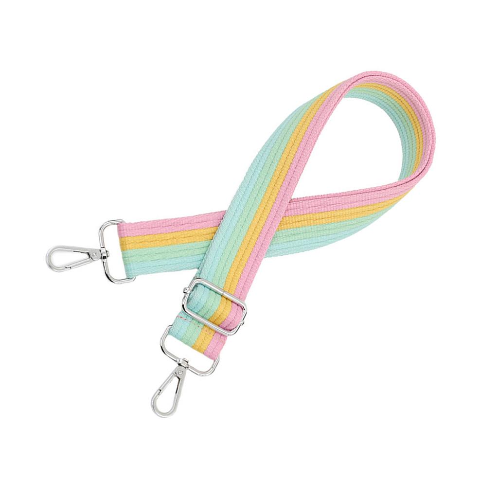 Удлиненный ремень для замены плечевой сумки Стильный и прочный волоконный ремень-слинг Многоцветный ремень для сумки Легкий для девочек