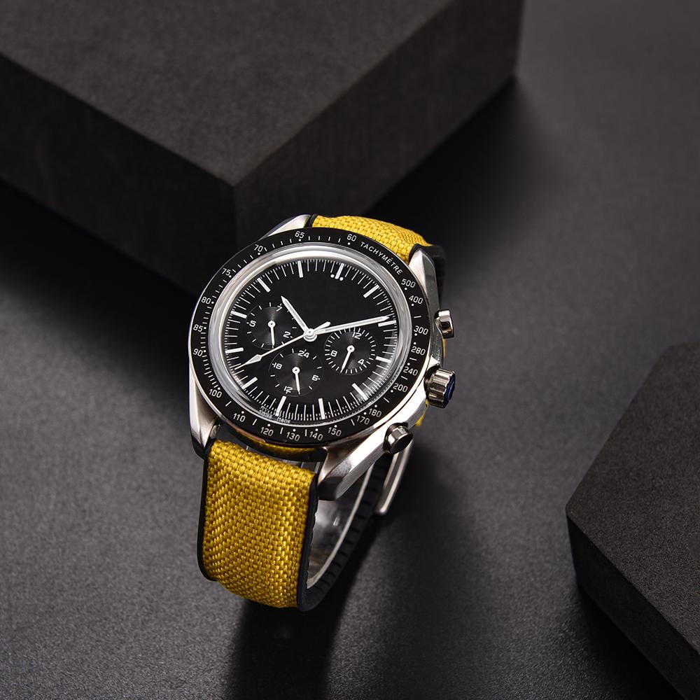 JUELONG New Design Sailcloth Rubber Strap Quick Release Waterproof Watch Bands 18mm 19mm 20mm 21mm 22mm Canvas Nylon Wristband