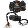 12В Усовершенствованная приборная панель мотоцикла Спидометр в сборе Цифровая система отслеживания скорости Интегрированный указатель уровня топлива Конструкция из АБС-пластика