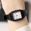 High Visibility Simple Design Mini Square College Entrance Exam Student Test Watch 142 White B