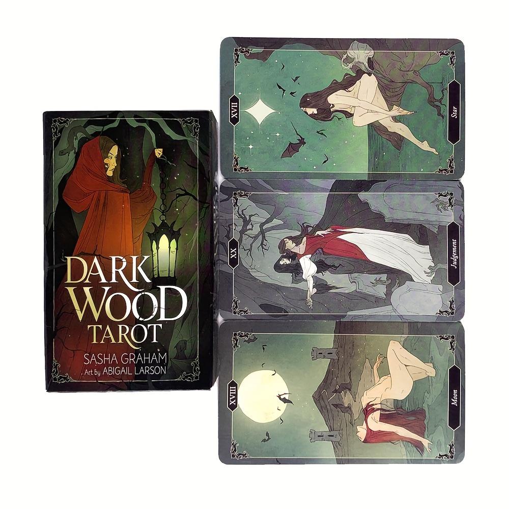The Dark Wood Deck Cards, Divination Cards Tabletop Games Toy, Prophecy Divination Deck Family Party Board Game Beginners Cards Fortune Telling Game