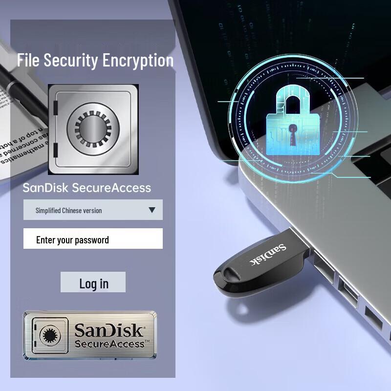 SanDisk USB 3.2 Флеш-накопитель CZ550