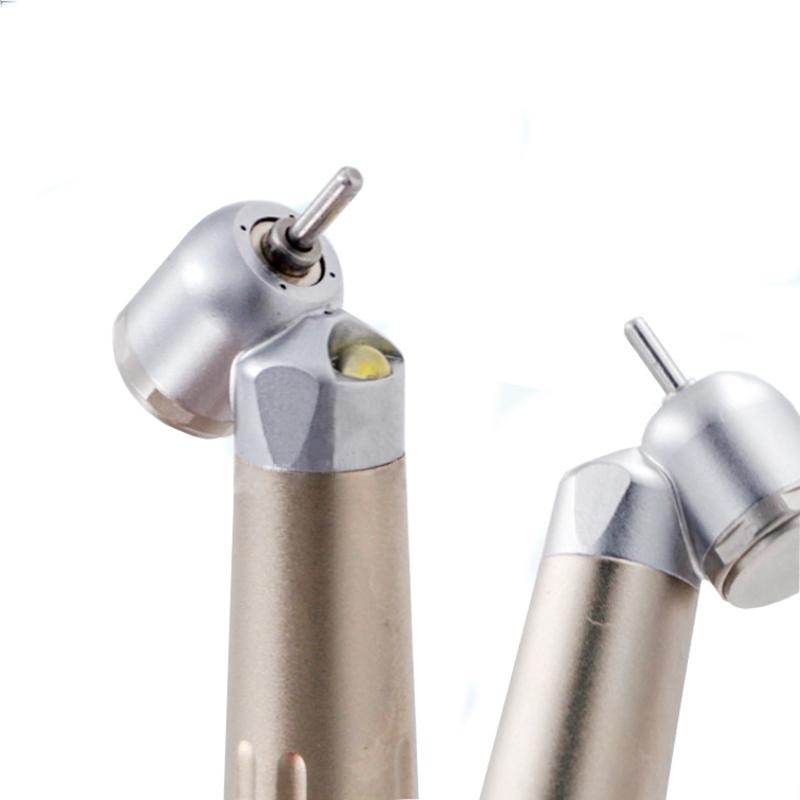 Стоматологический светодиодный высокоскоростной наконечник, турбинный наконечник с углом наклона 45 градусов, антиретракция, односторонняя струя воды