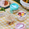 600ml Oatmeal Cup Visible Airtight Lid Thickened with Spoon Food Storage Portable Overnight Yogurt Milk Salad Breakfast Jar School Supplies