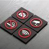 10x10 см Знак WIFI Знак «Курить запрещено» Знак «СИСТЕМА ВИДЕОНАБЛЮДЕНИЯ» Акриловая табличка