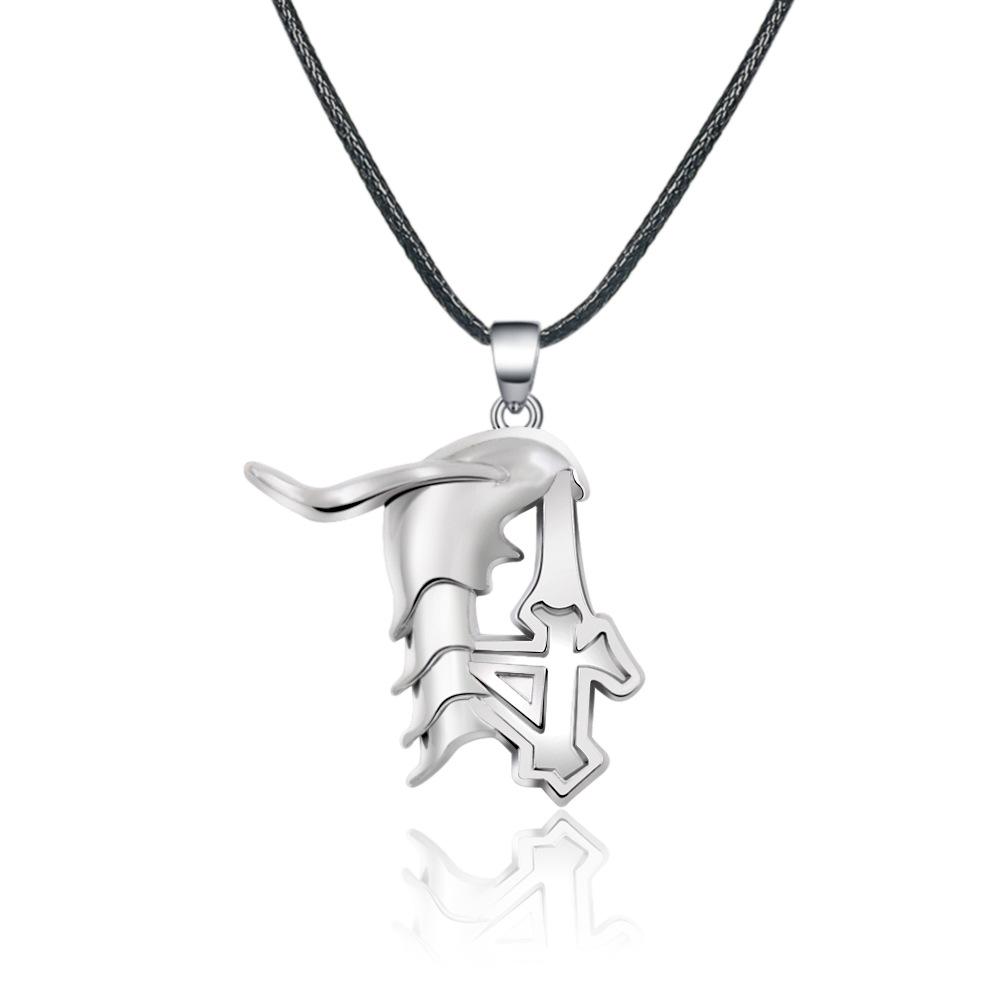 Anime BLEACH Kurosaki Ichigo False Mask Cosplay Necklace Keychain Grimmjow Necklace Cosplay Accessories Man Woman Jewelry Gifts