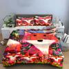 Foxes and colorful flowers. Bedding sets Duvet cover sets Duvet covers Pillowcases(1 * Duvet Cover 2 * Pillowcases without duvet insert)