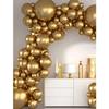 75 шт. золотые латексные шары, гирлянда, комплект арки с воздушным шаром для свадьбы, дня рождения, украшения вечеринки для особых мероприятий