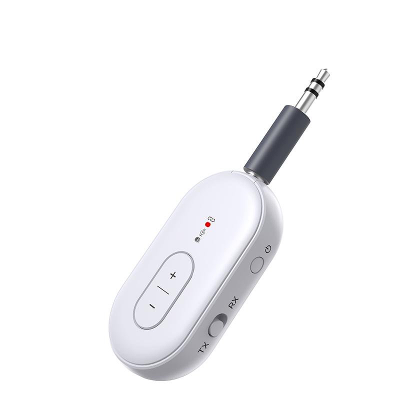 2 в 1 Bluetooth 5.4 передатчик приемник стерео 3.5 мм AUX самолет аудио беспроводной адаптер микрофон для ТВ наушники автомобиль самолет