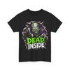 Zombie Skull Dead Inside T-Shirt | Horror Graphic Tee
