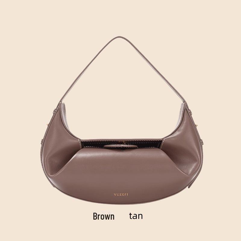 YUZEFI Fortune Cookie Retro Leather Clutch Bag for Women