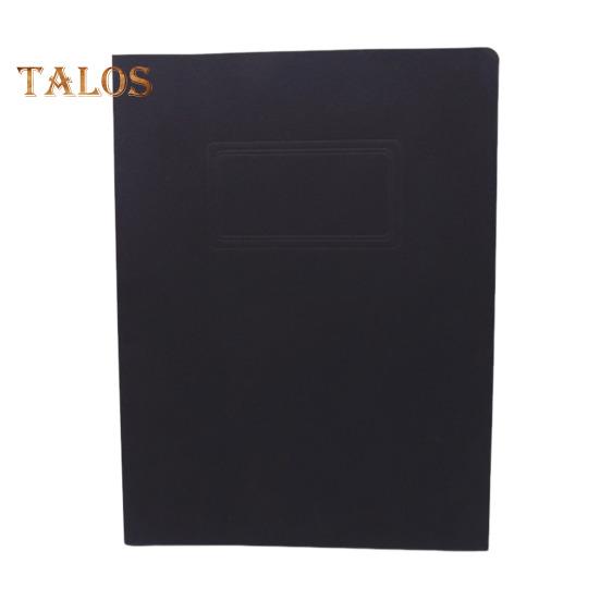 A4 Double File Folder Color-Coded Paperwork Organizer Double Pocket Business Card Slot Visual Appeal File Organizer