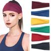 Wide Turban Hair Band Knitted Yoga Hairband Sport Hairband Sweatband Anti-slip Elastic Bands