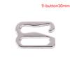 Sewing Technology Of 100 Silver Metal Bra Shoulder Belt Adjuster Slider / Hook / O-Ring Underwear