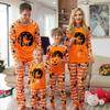 Halloween Print Cute Family Matching Sets Pajamas, Loungewear Outfits,Family Matching Long Sleeve Tops Pants Set