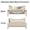 Quick fit Adapter for Samsung Galaxy watch 6 44mm 40mm 6 classic 47mm 43mm accessories Stainless Steel Connector 4/5/pro band