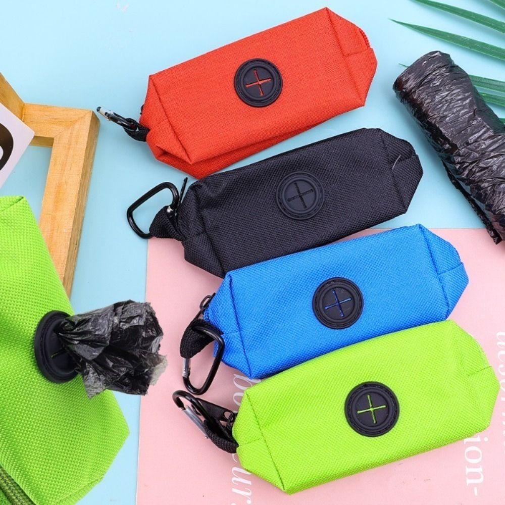 Leash Attachment Dog Poop Bag Adjustable Pet Cleaning Tools for Puppy Outdoor Stroll