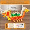 Ручная поделка DIY 3D модель лодки-дракона: Поделки и раскраска на Праздник драконьих лодок