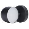 Indoor LED Wall Lamp Smart Touch Stepless Dimming 350 Degree Rotatable Black Wall Lamp for Home
