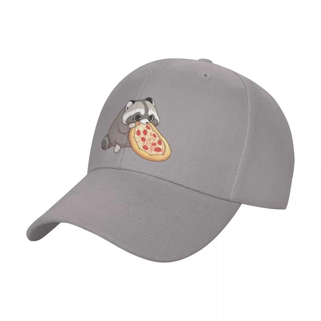 Pizza Raccoon Baseball Cap Sports Beach Bag foam party Hat Thermal Visor Ladies Mens
