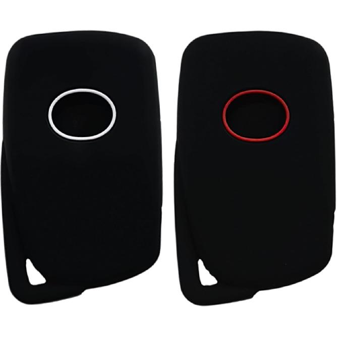 Silicone Rubber Key Fob Cover Compatible with 2013- Lexus ES300h ES350 GS350 GS450h IS200t IS300 IS350 LX570 NX200t NX300h RC350 RX350 RX450h