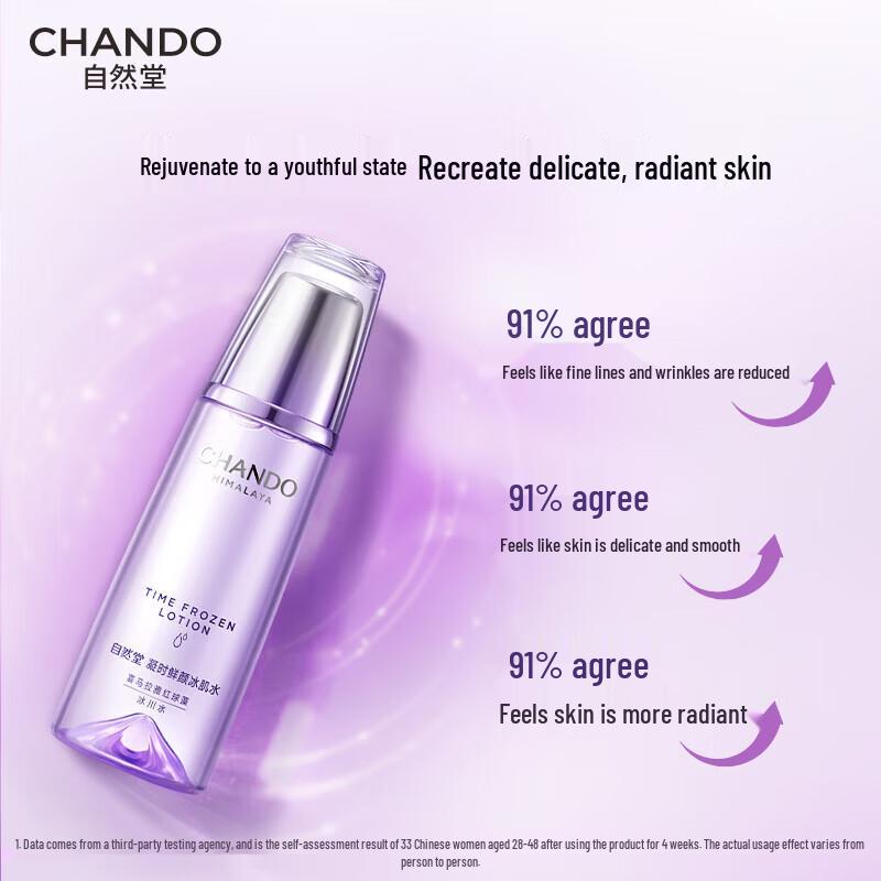 CHANDO Time-Condensing Revitalizing Glacier Essence Water
