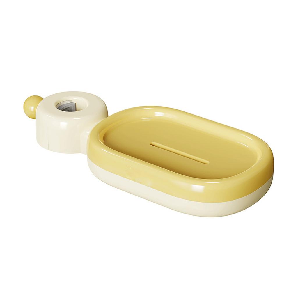 Wall Mounted Soap Dish Holder Multifunctional Bathroom Soap Box Space Saving Soap Tray for Home Bedroom Study Room Shower