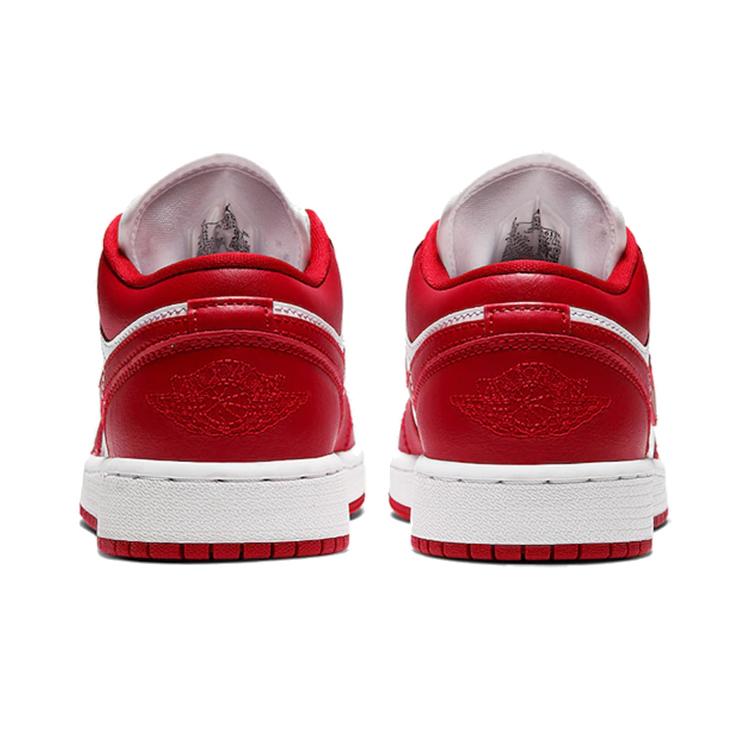 Jordan 1 Низкий спортзал Красный Белый GS 553560-611