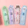 Gift for Kids School Sharpener Eraser Ruler Set Office Writing Supplies Stationery Student